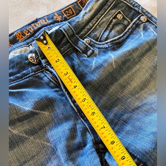 🔵 WOMENS ROCK REVIVAL SASHA BOOT DISTRESSED JEANS - SIZE 29 🔵 - Picture 6 of 8